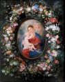 The Virgin and Child in a Garland of Flower Baroque Peter Paul Rubens